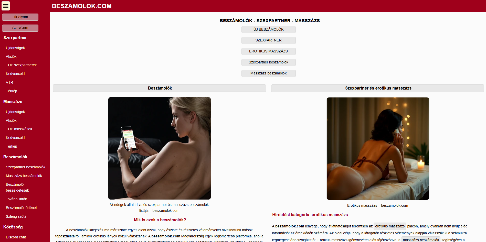 Beszamolok.com képernyőfotó