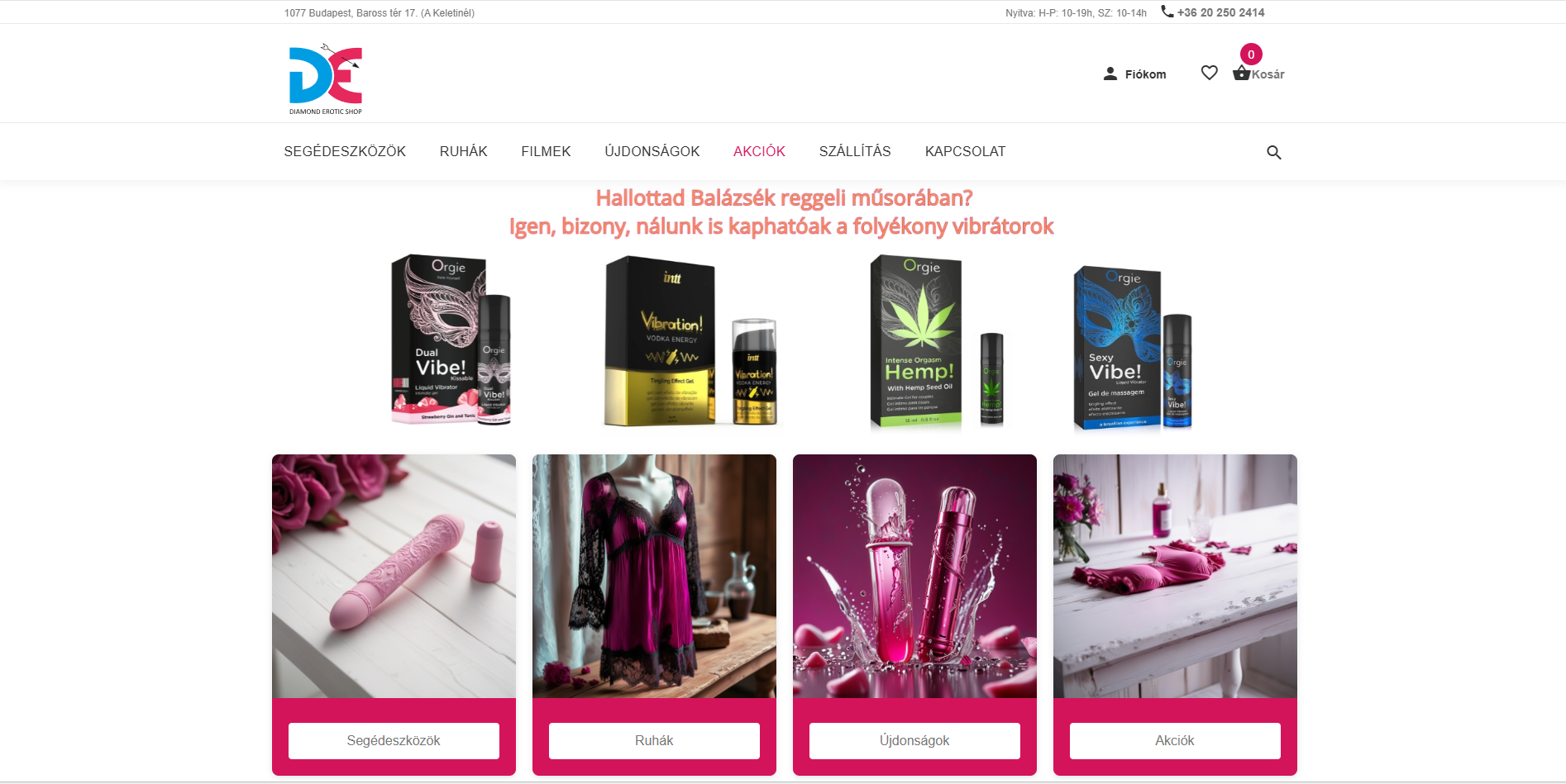 Diamond Erotic Shop képernyőfotó