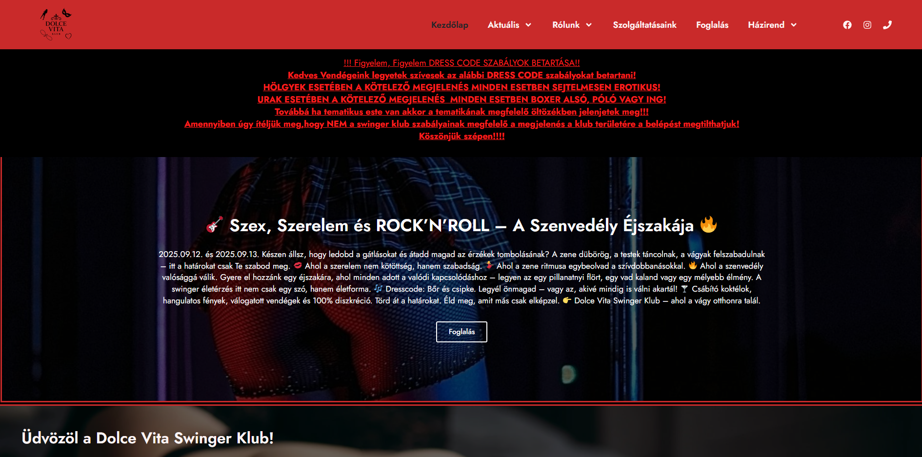 Dolce Vita Swinger Klub képernyőfotó