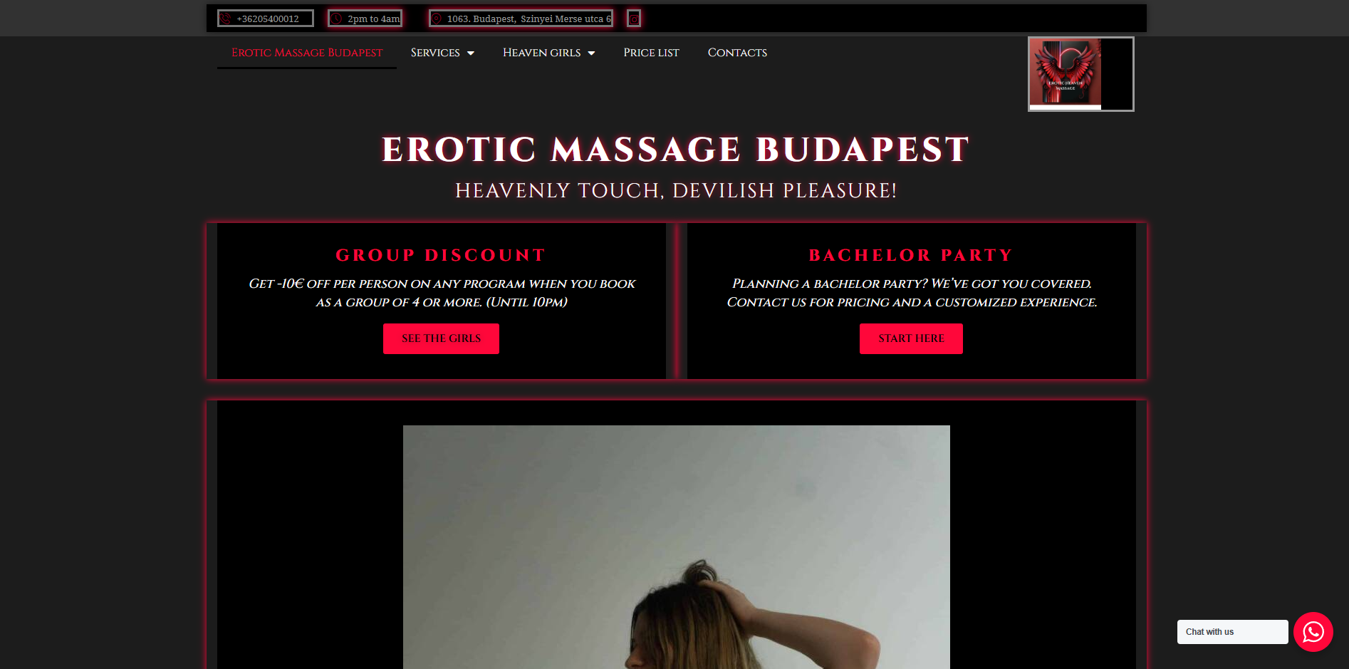 Erotic Heaven Massage képernyőfotó