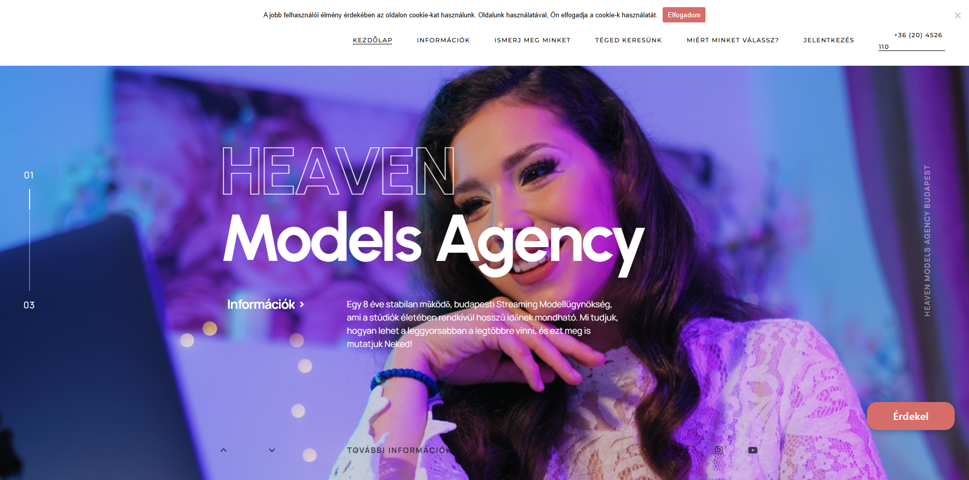 Heaven Models képernyőfotó