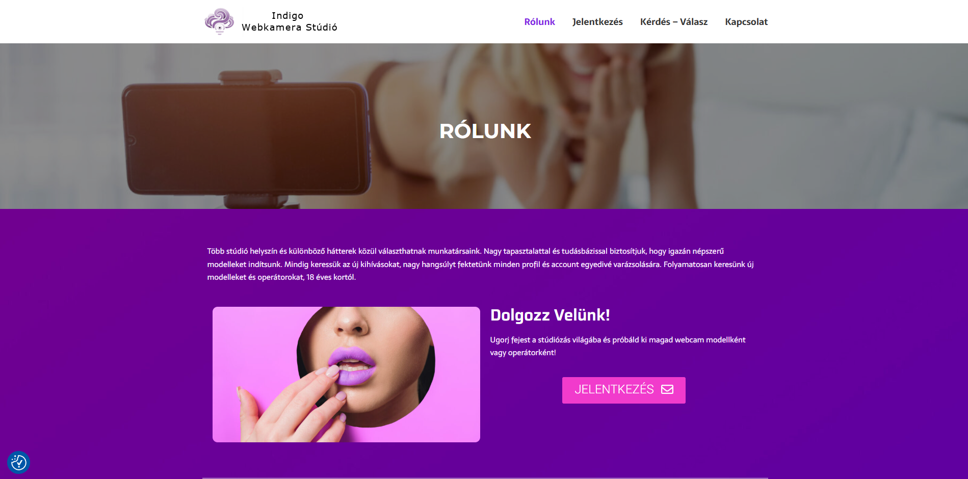 Indigo Studio képernyőfotó