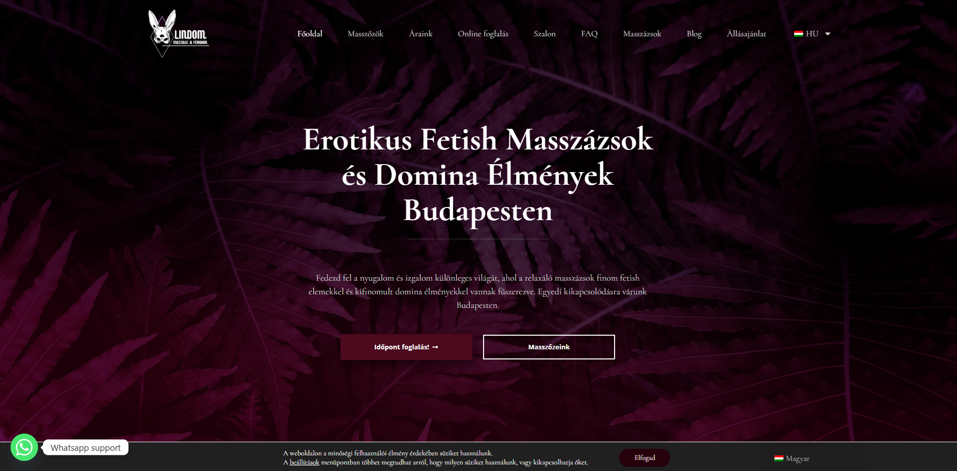 Lindom Massage képernyőfotó