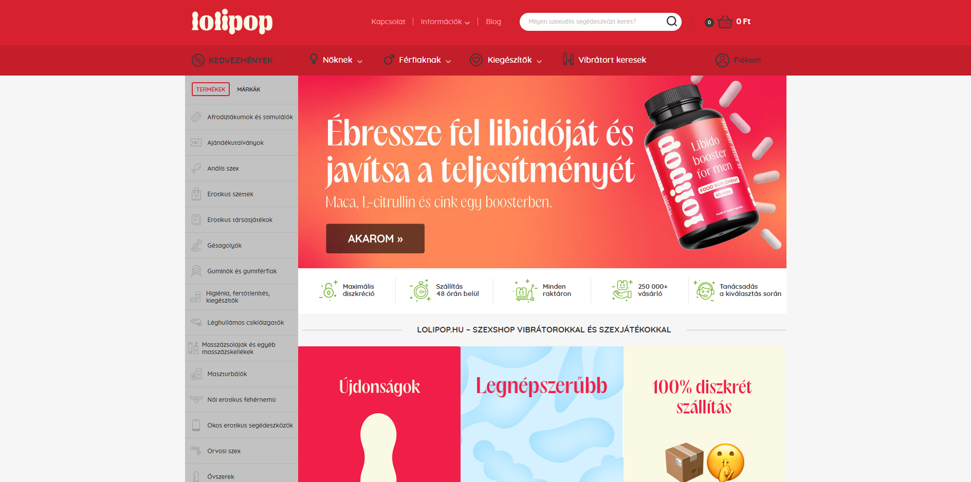 Lolipop.hu képernyőfotó