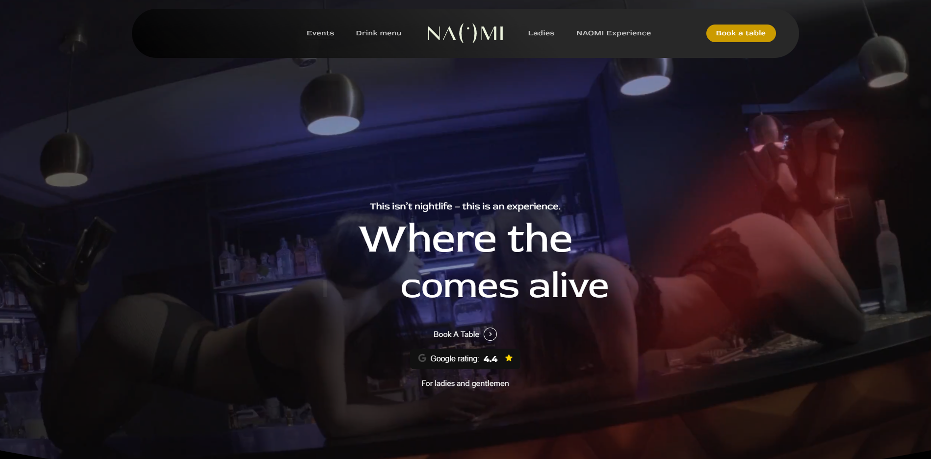 Naomi Club Budapest képernyőfotó
