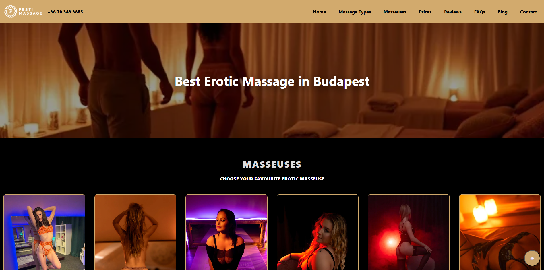 Pesti Massage képernyőfotó