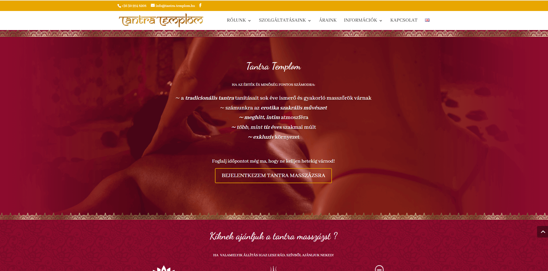 Tantra Templom képernyőfotó