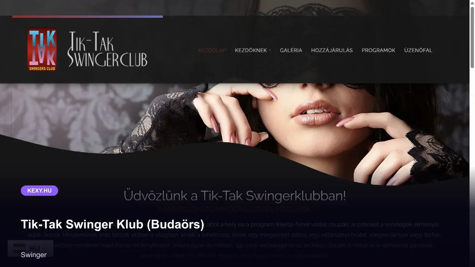 Tik-Tak Swinger Klub (Budaörs) képernyőfotó