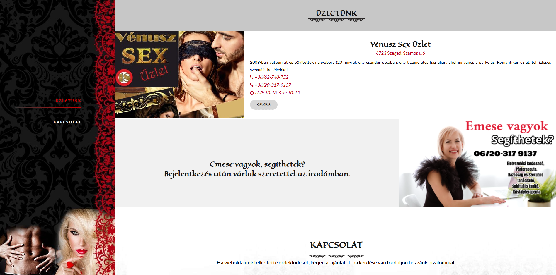 Vénusz Szex Shop képernyőfotó