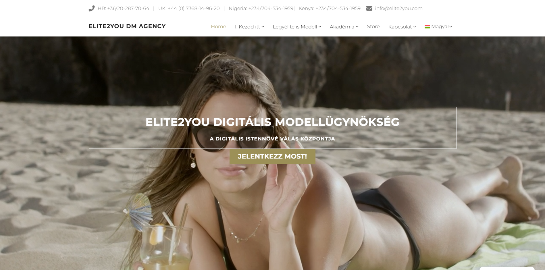Elite2You DM Agency képernyőfotó