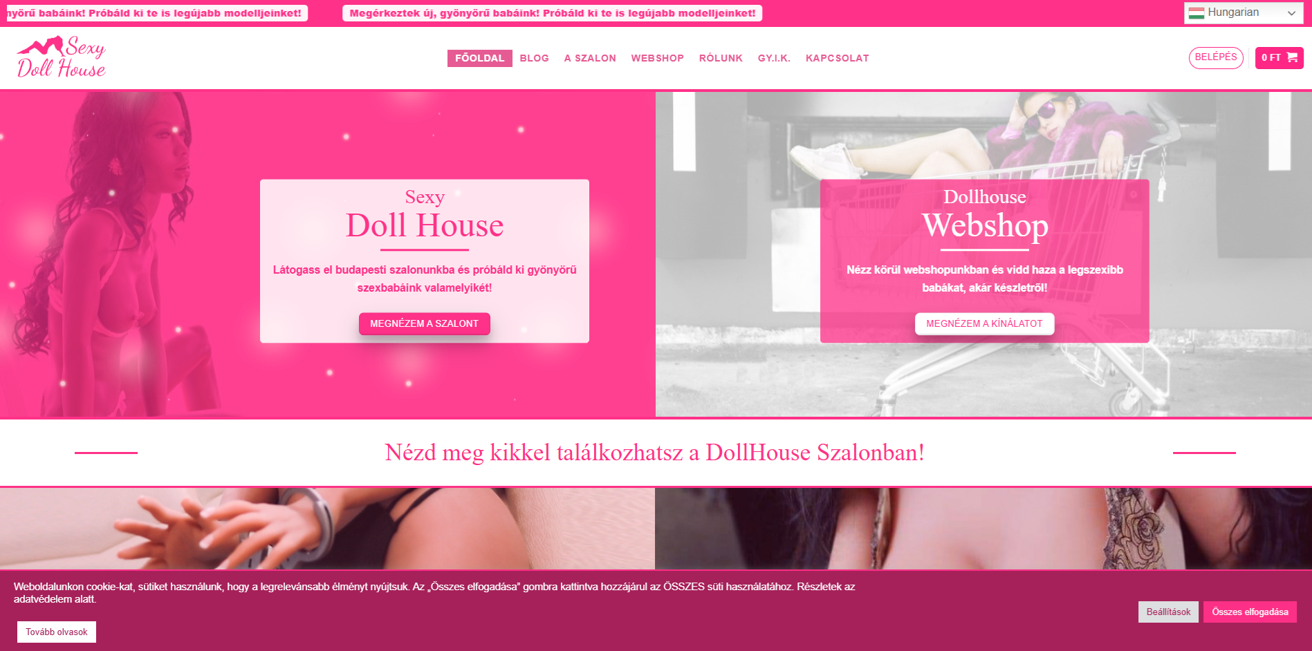 SexyDoll Europe (SexyDollHouse) képernyőfotó