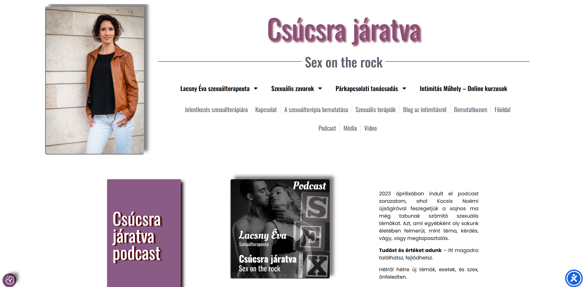 Csúcsra járatva, sex on the rock képernyőfotó