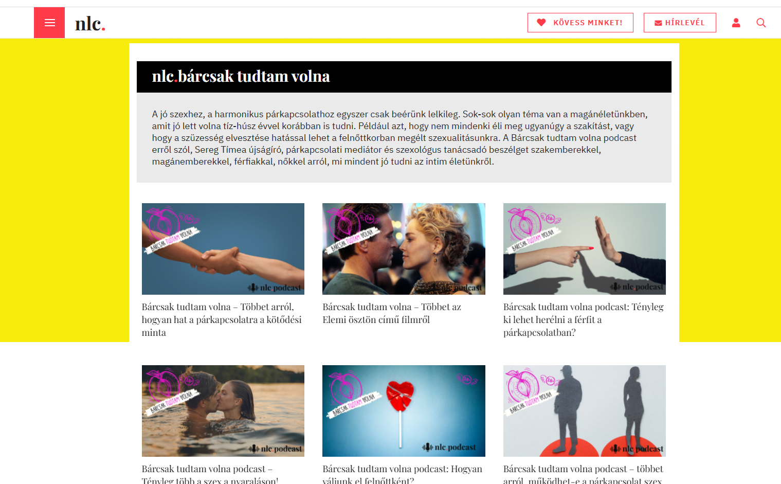 Bárcsak tudtam volna – nlc.hu képernyőfotó