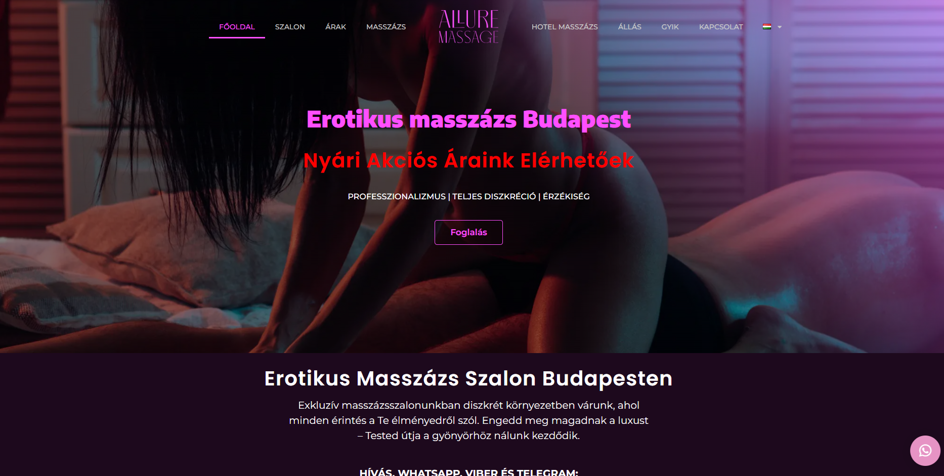 Allure Massage képernyőfotó