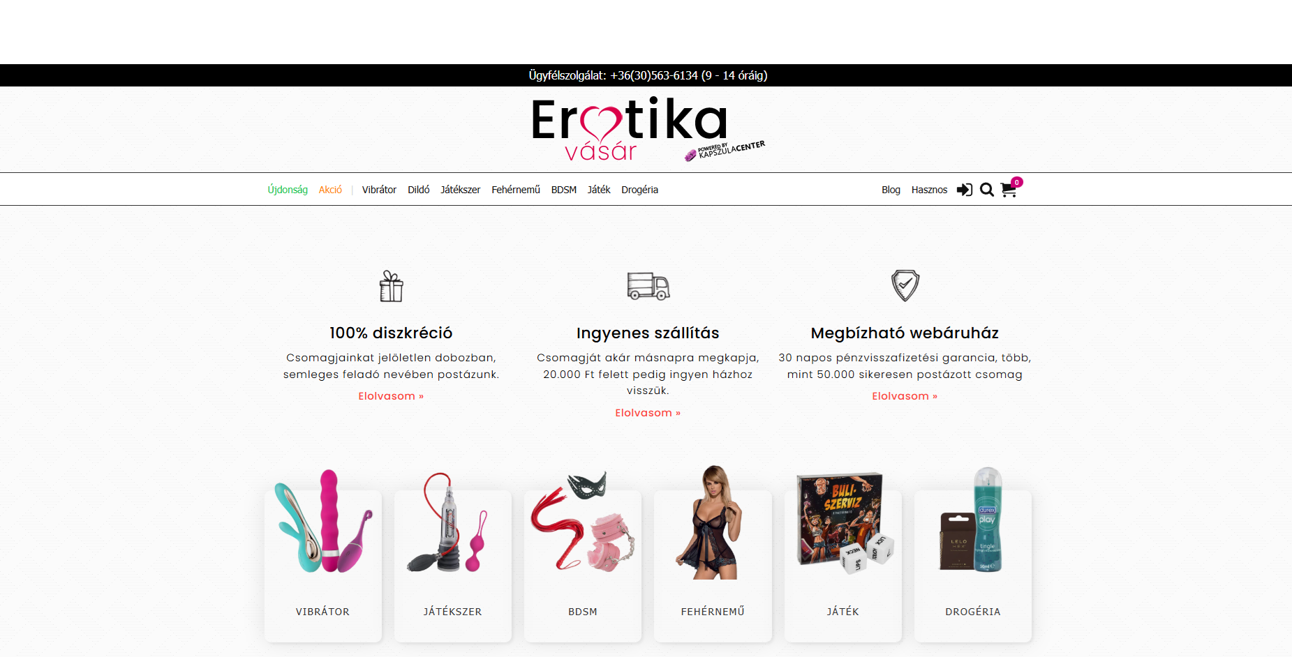 Erotikavásár képernyőfotó