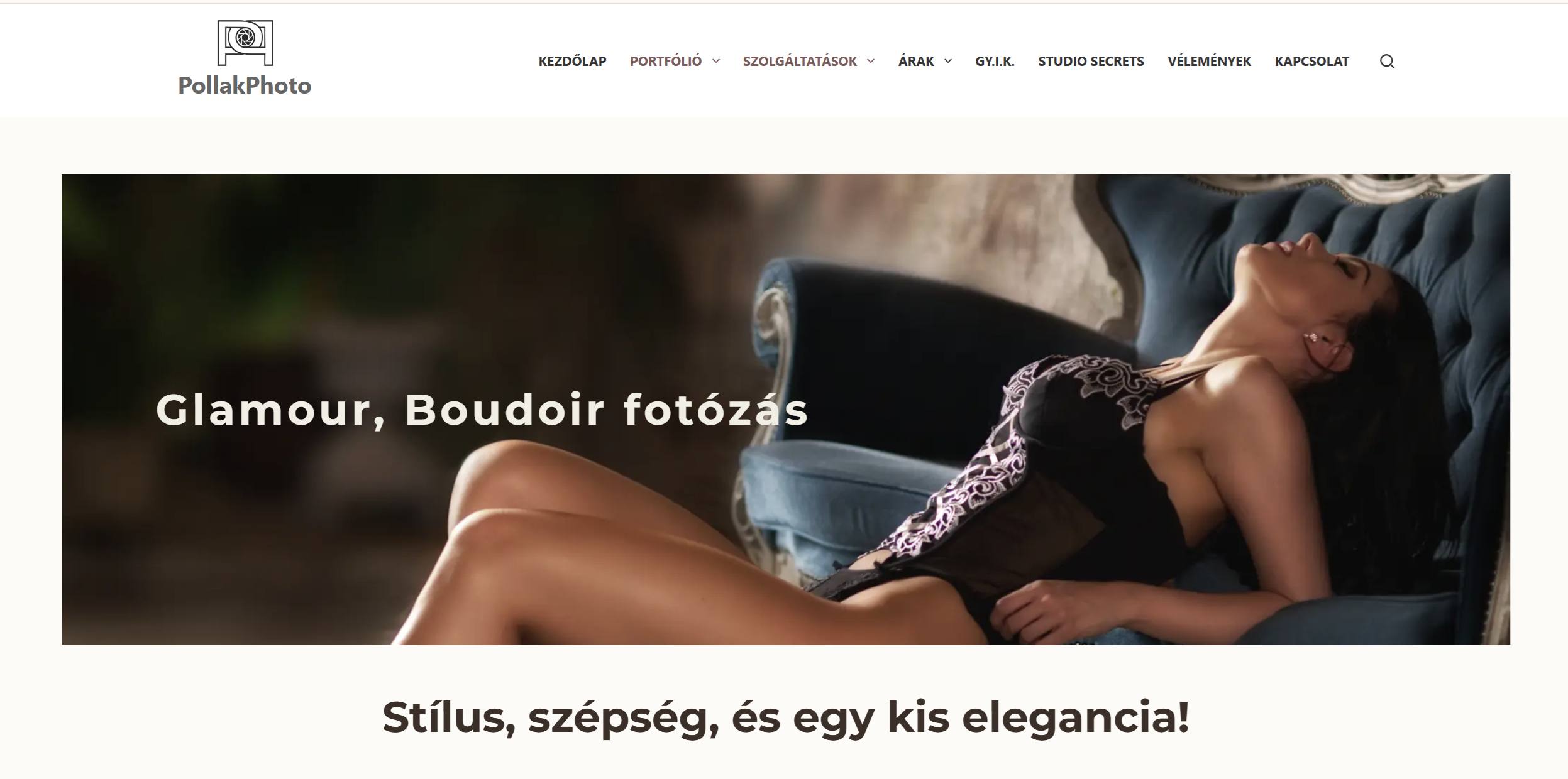 PollakPhoto képernyőfotó