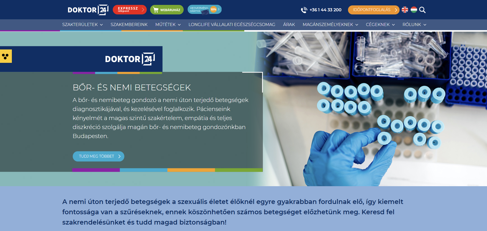 Doktor24 – nemibetegségek szűrése képernyőfotó