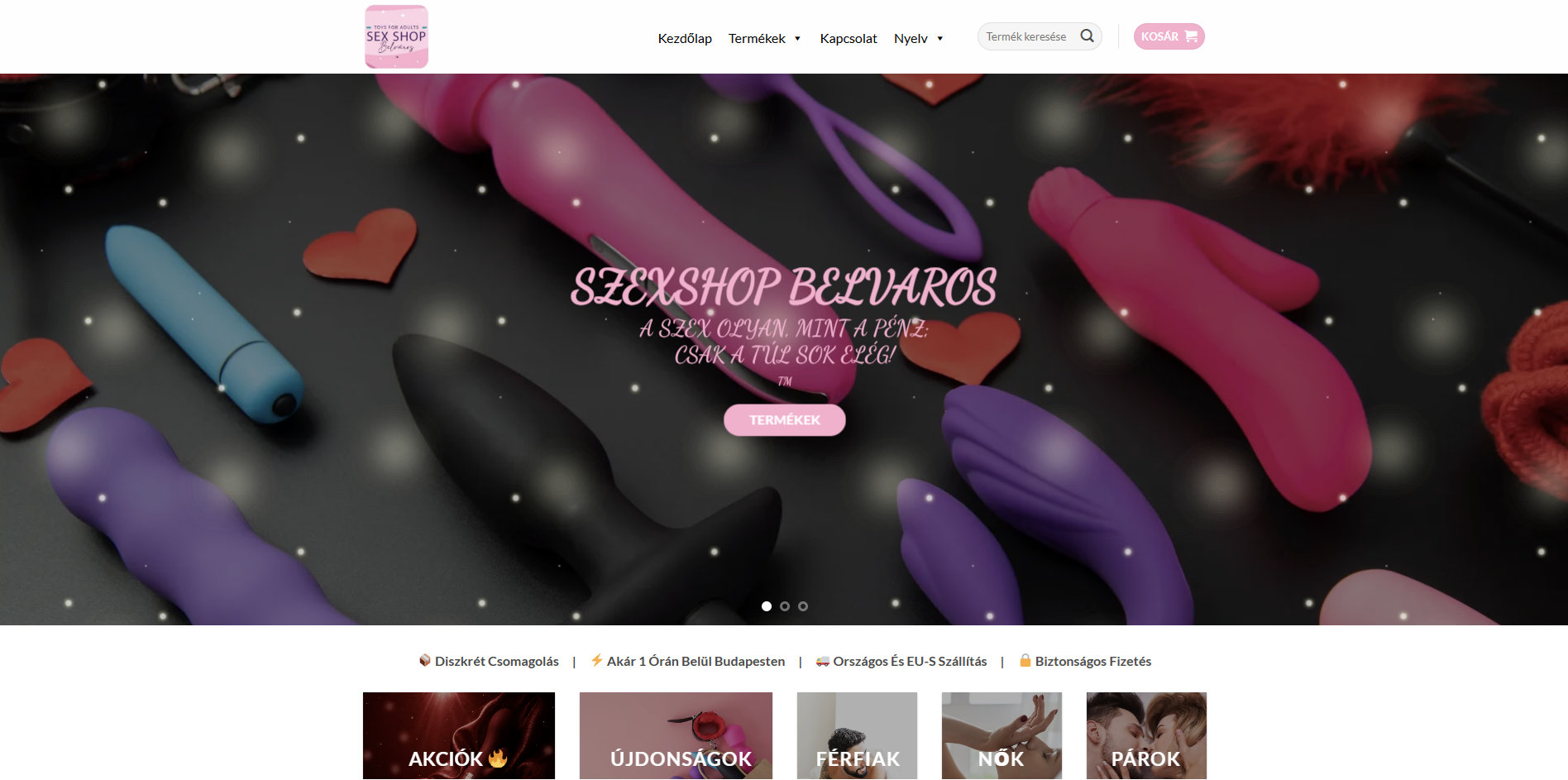 Szexshop Belváros képernyőfotó