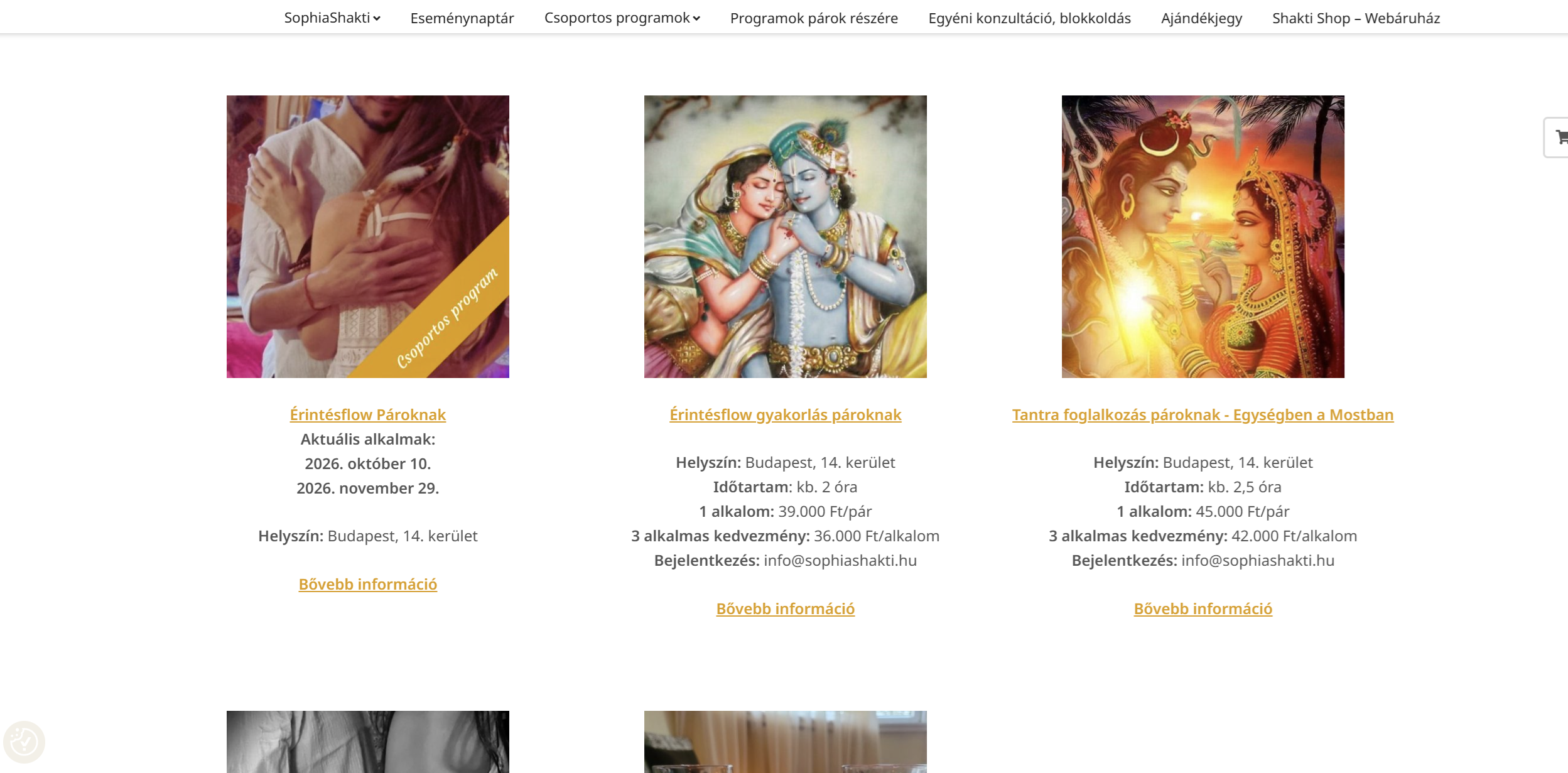 SophiaShakti / Lágler Zsófia képernyőfotó
