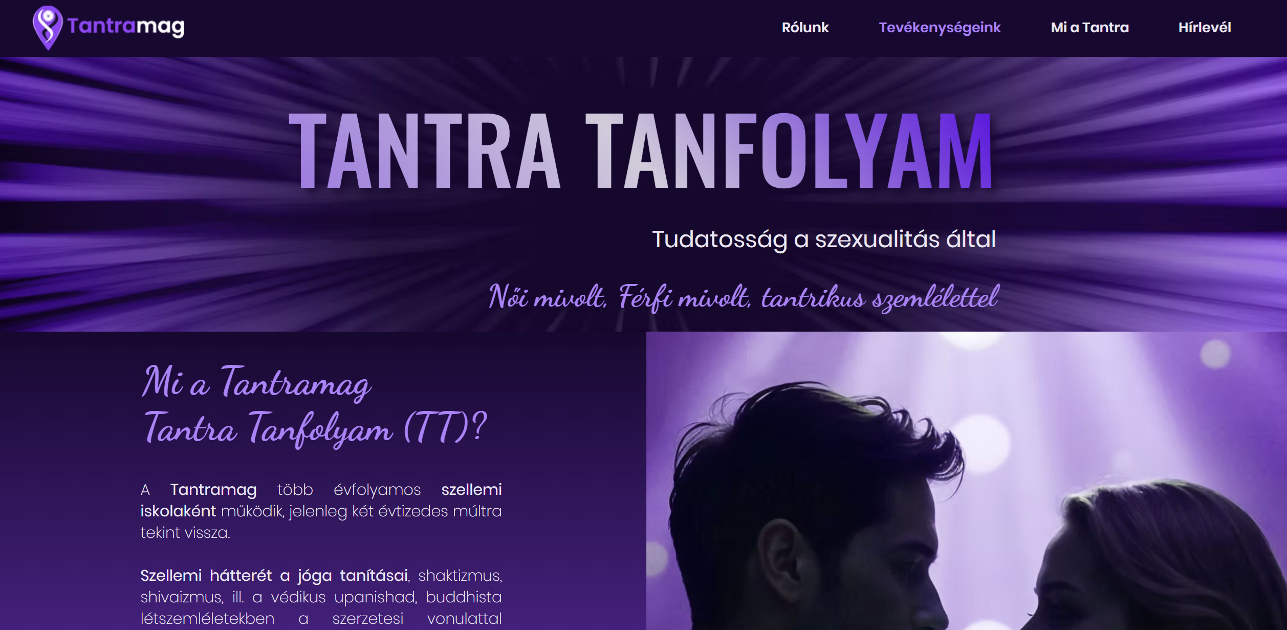 Tantramag képernyőfotó