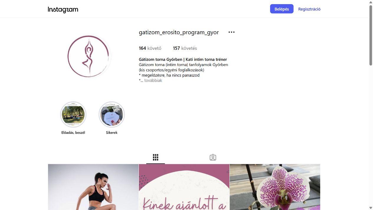 Gátizom-erősítő program Győr - @gatizom_erosito_program_gyor képernyőfotó