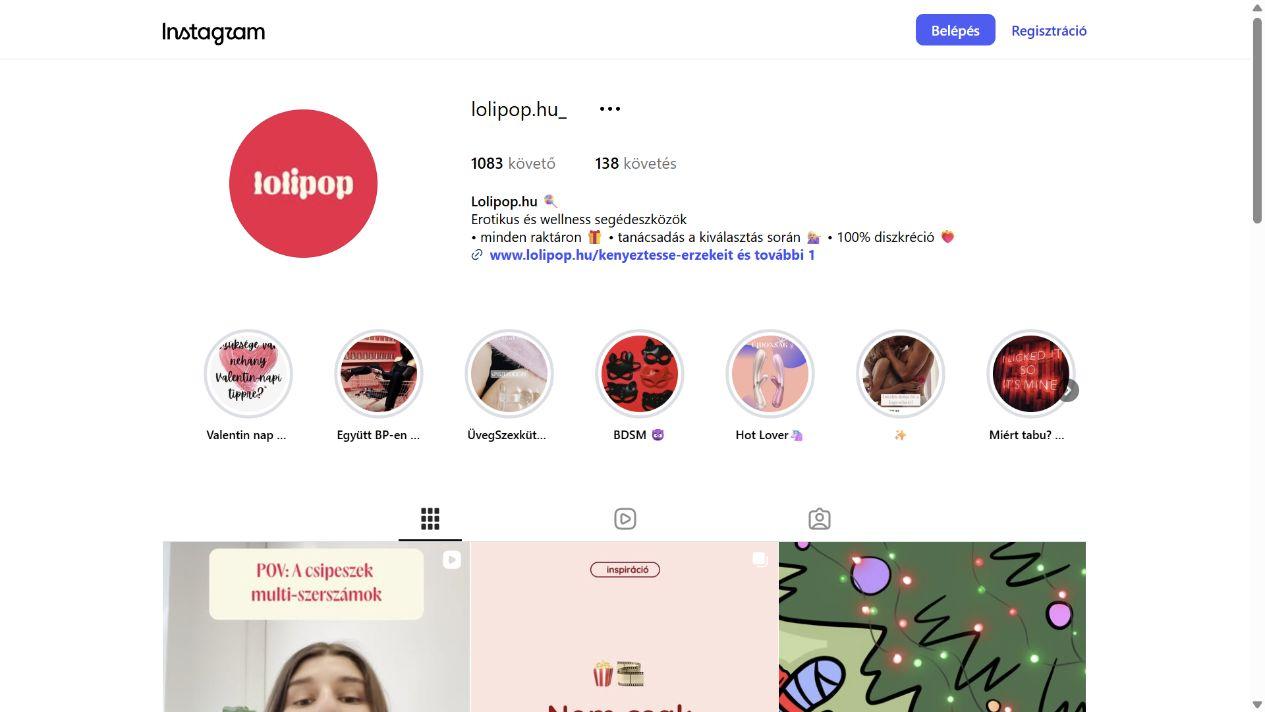 Lolipop.hu - @lolipop.hu_ képernyőfotó