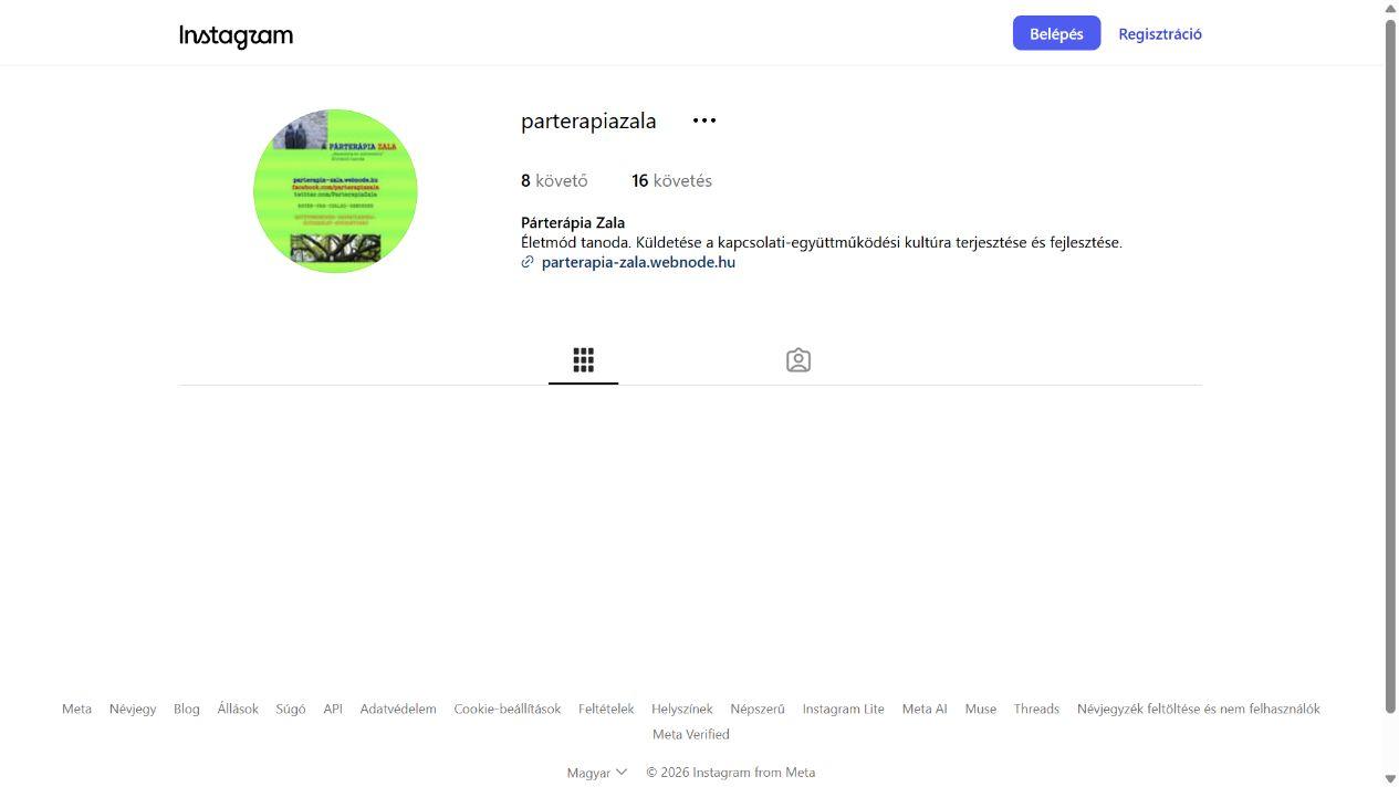Párterápia Zala - @parterapiazala képernyőfotó