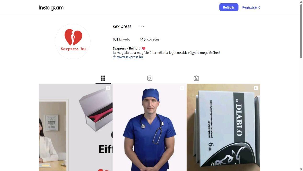 Sexpress - @sex.press képernyőfotó