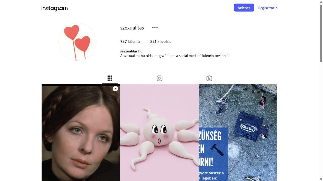 Szexualitás.hu - @szexualitas képernyőfotó