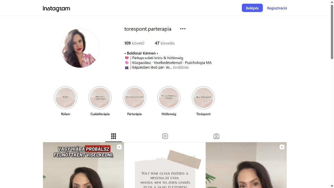 Boldizsár Kármen / Töréspont - @torespont.parterapia képernyőfotó