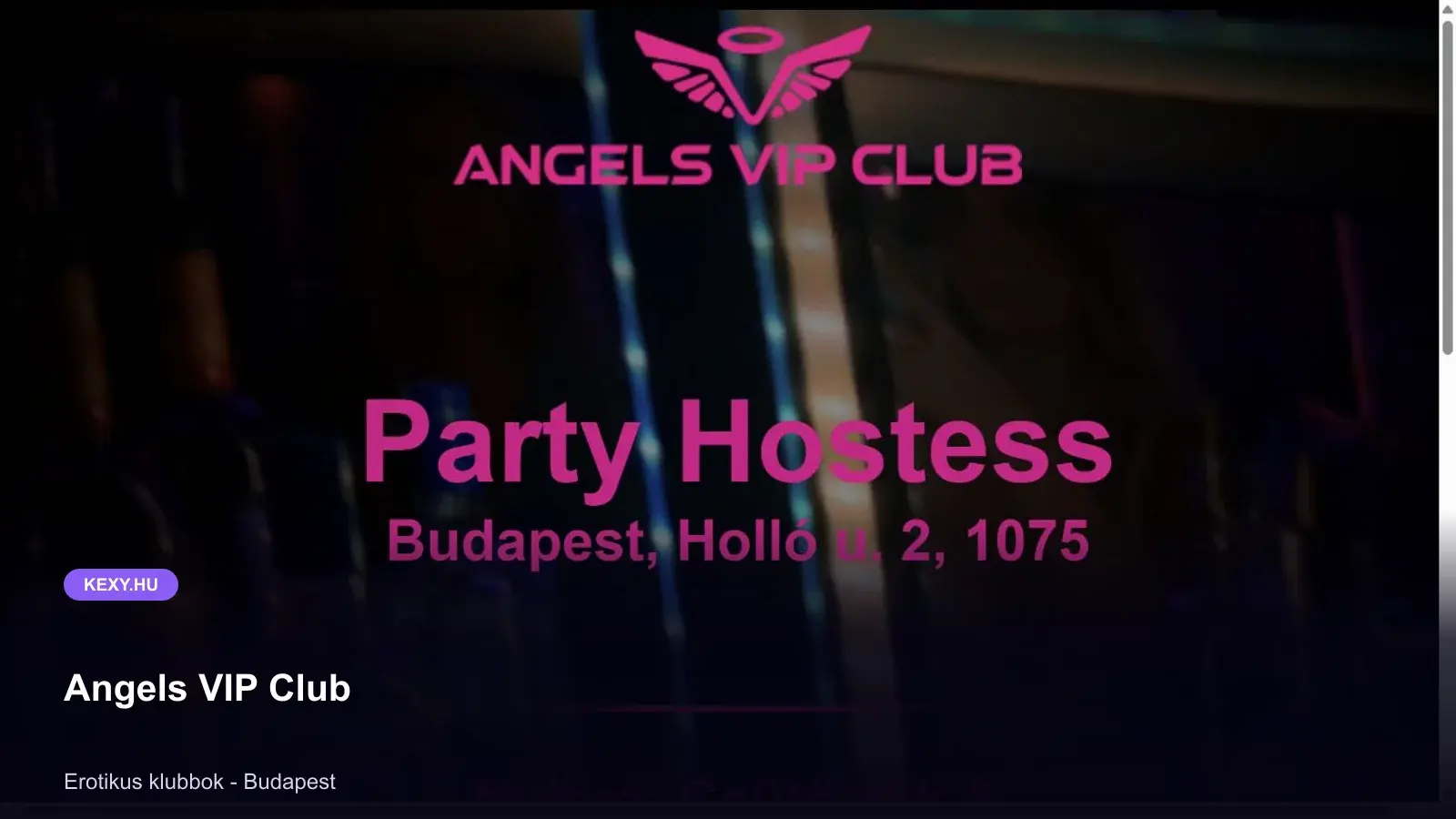 Angels VIP Club képernyőfotó