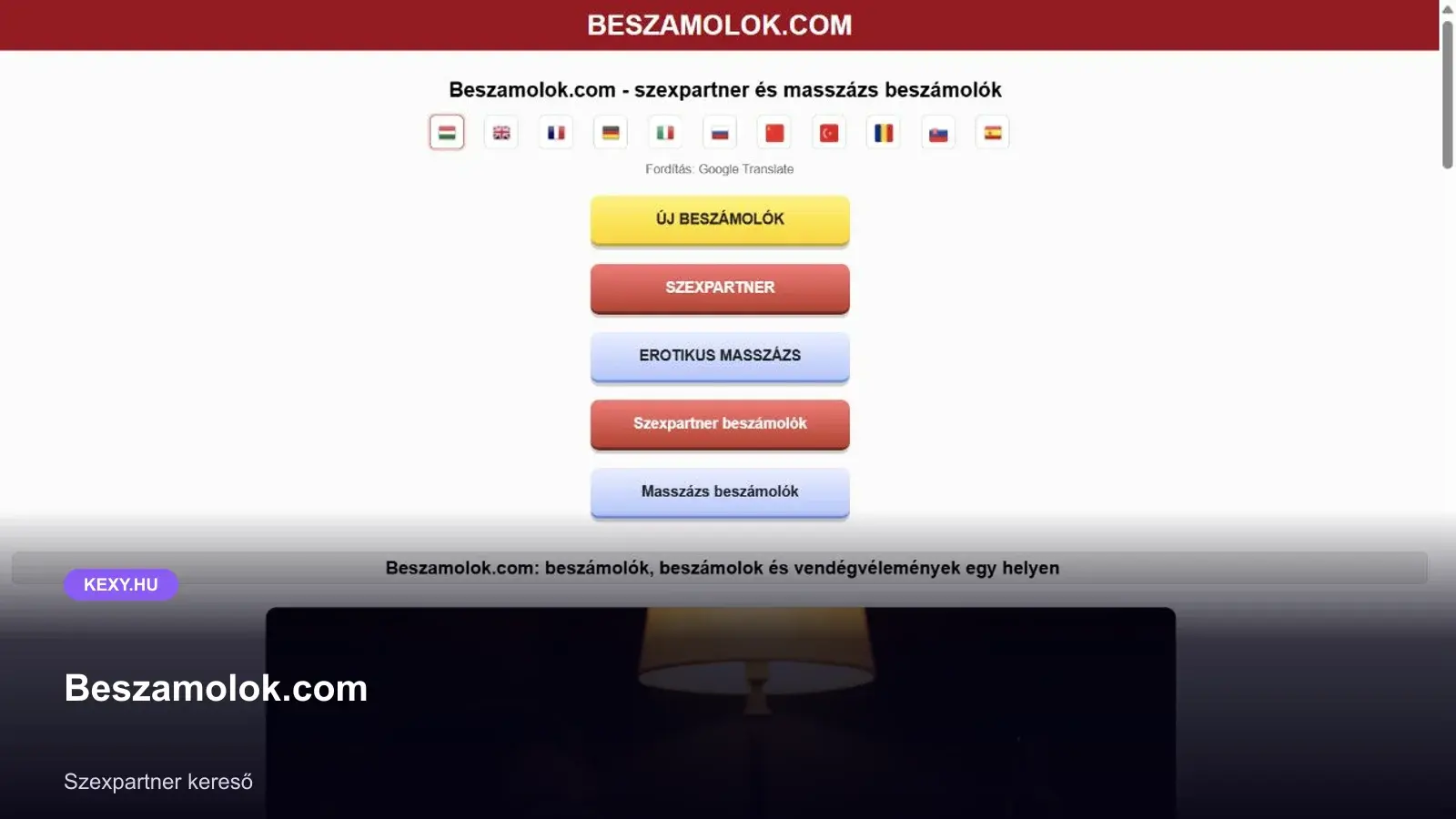 Beszamolok.com képernyőfotó