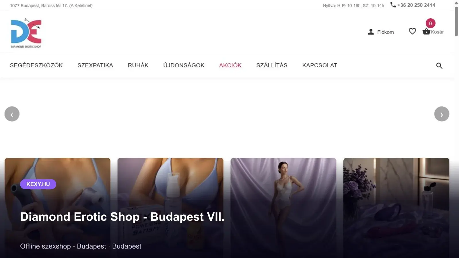 Diamond Erotic Shop - Budapest VII. képernyőfotó