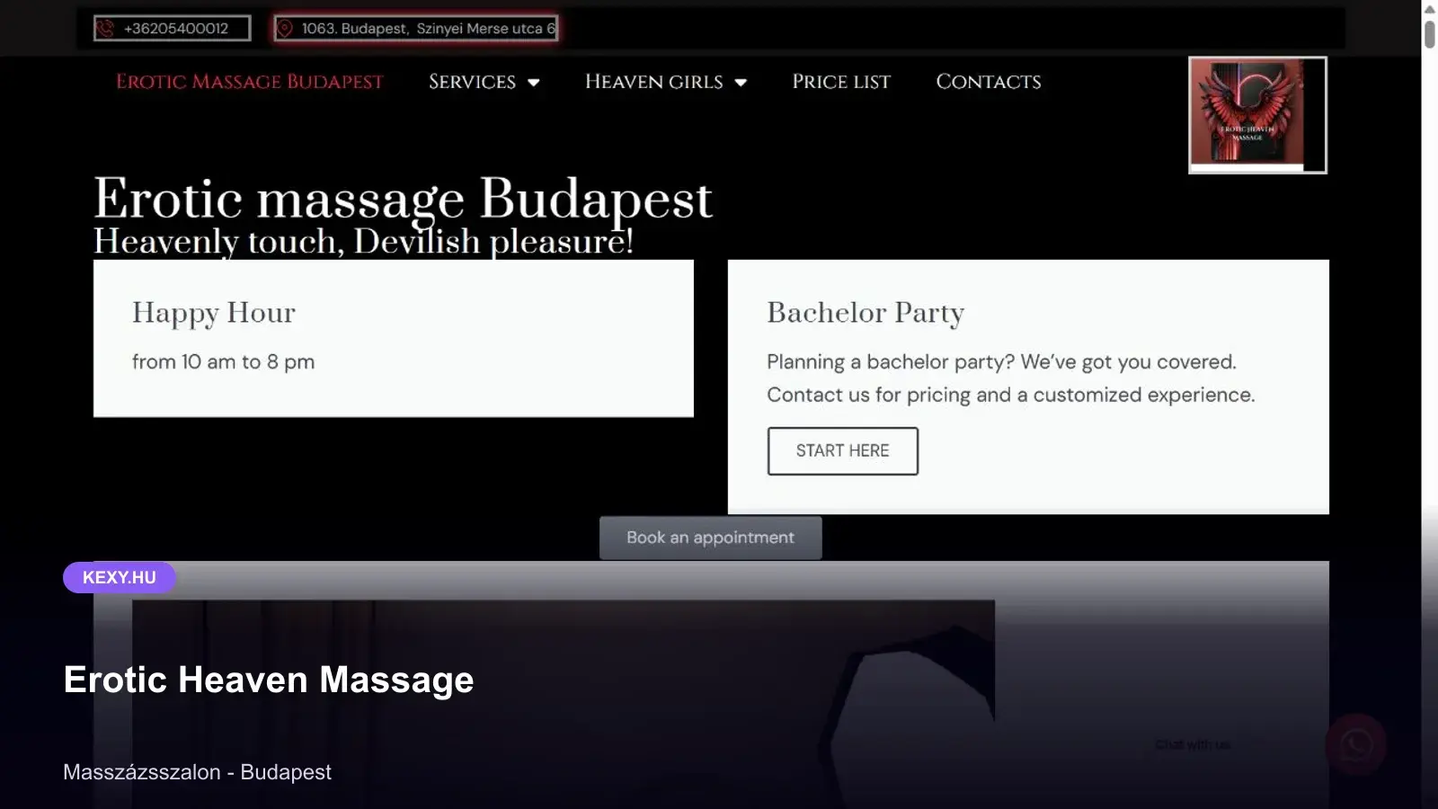 Erotic Heaven Massage képernyőfotó