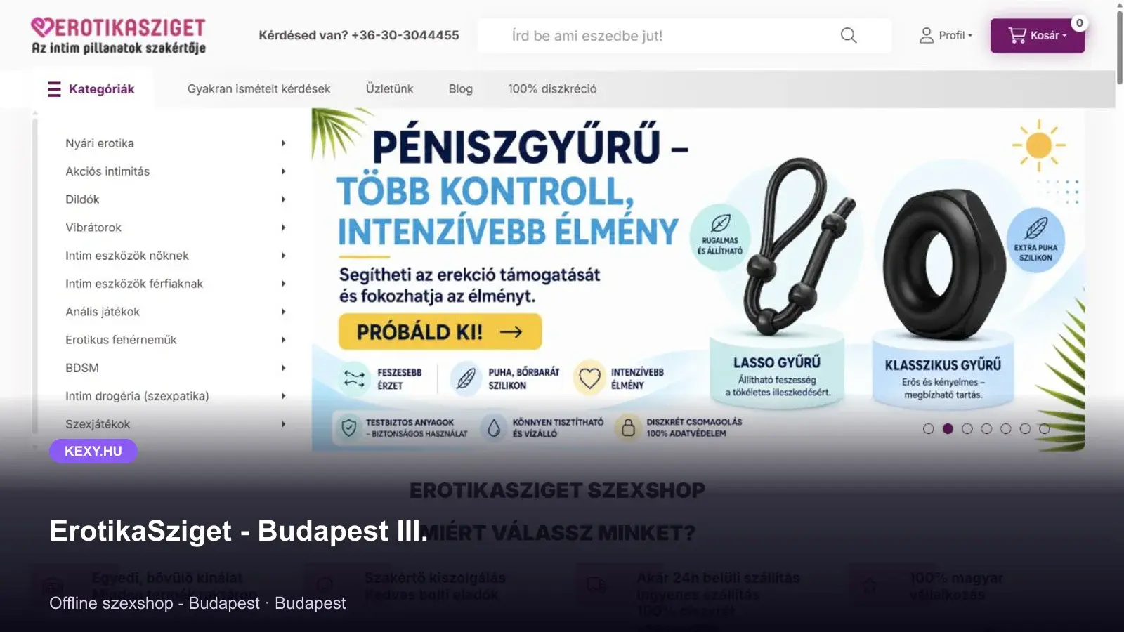 ErotikaSziget - Budapest III. képernyőfotó