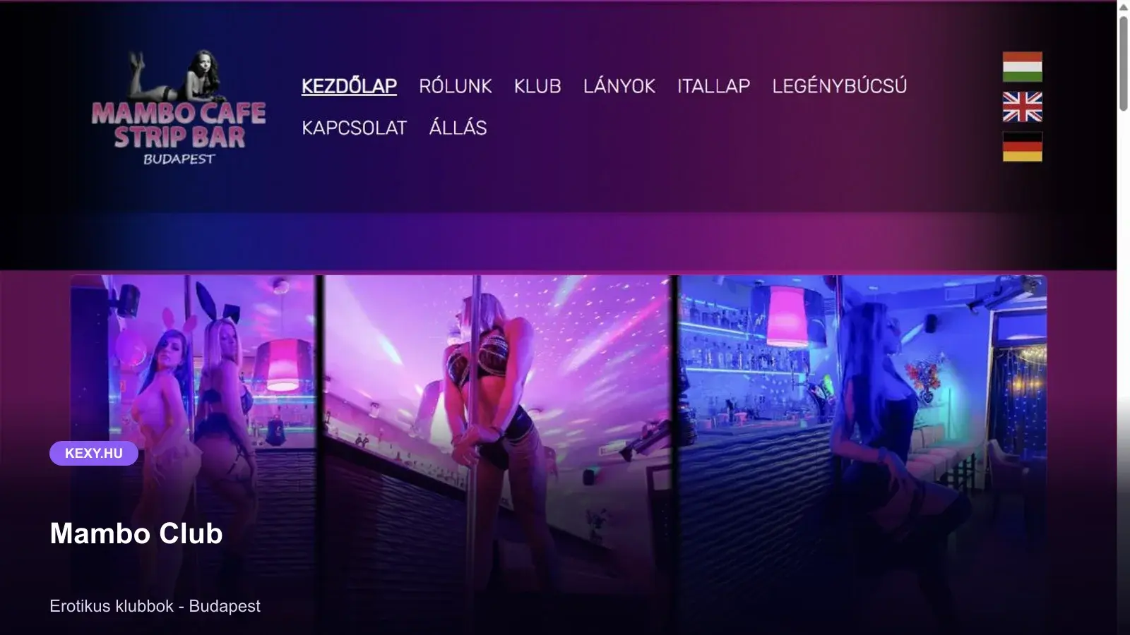 Mambo Club képernyőfotó