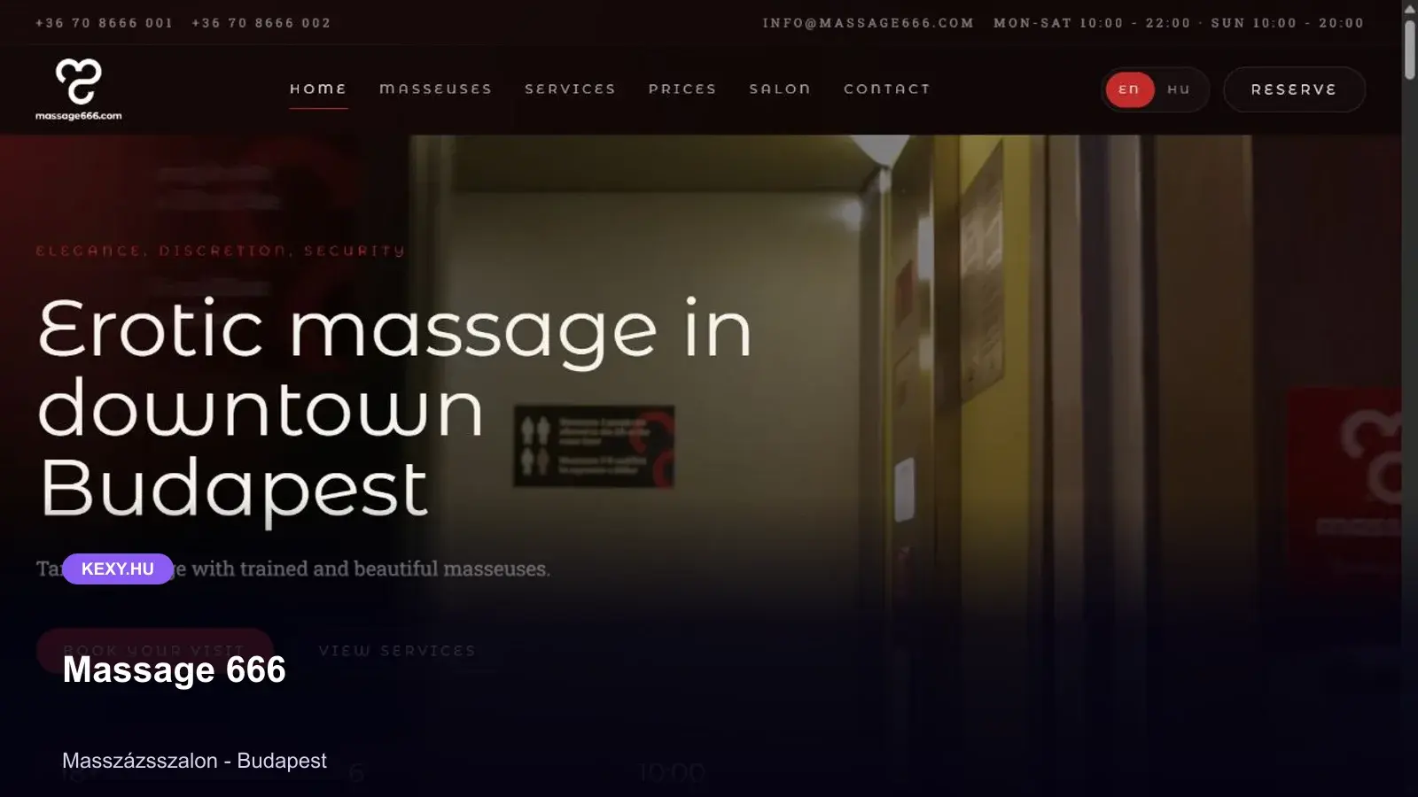 Massage 666 képernyőfotó