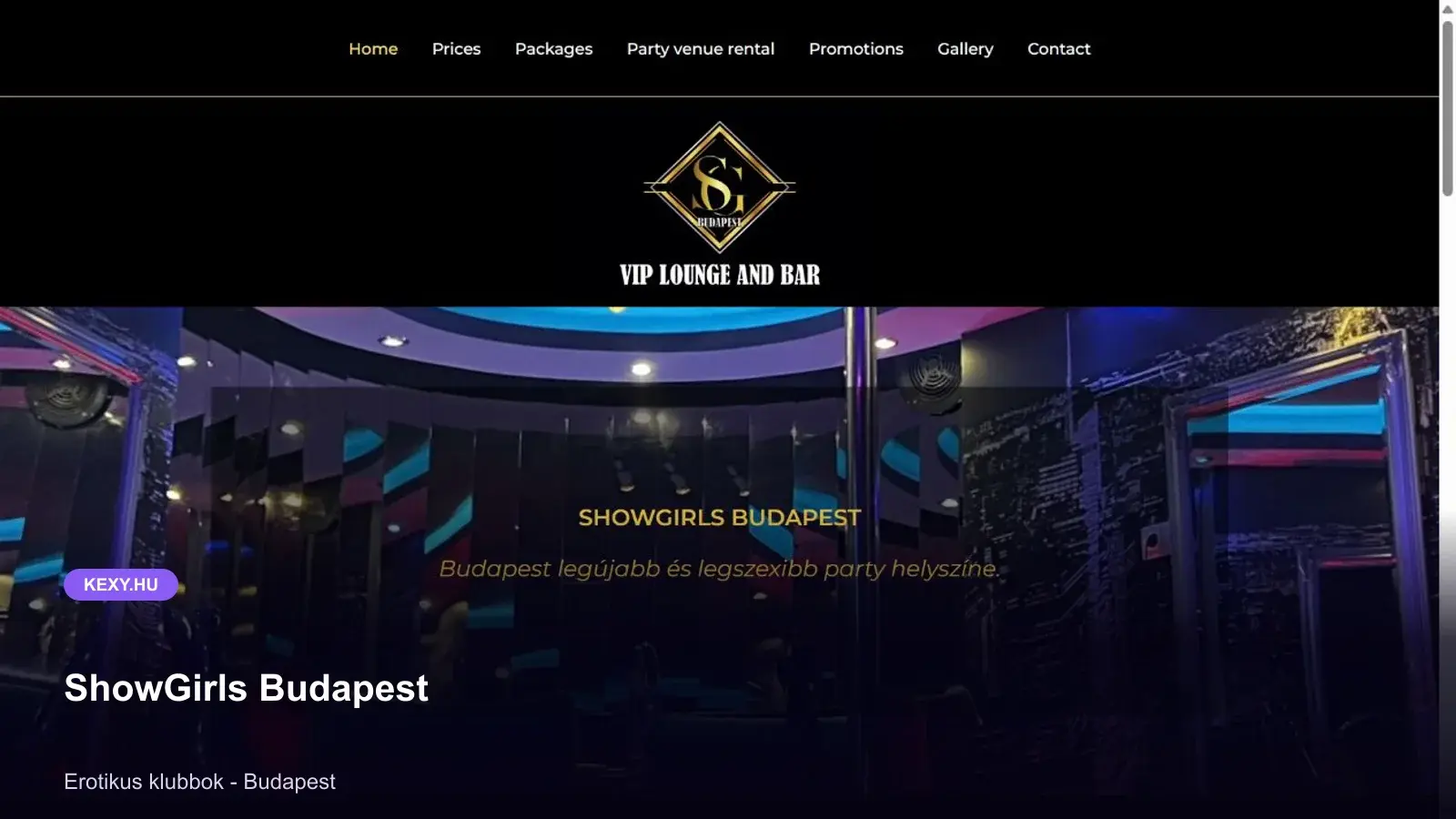 ShowGirls Budapest képernyőfotó