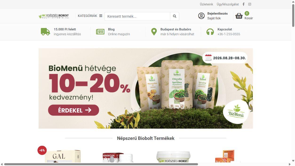 Bio Egészség / Multi-Vitamin képernyőfotó
