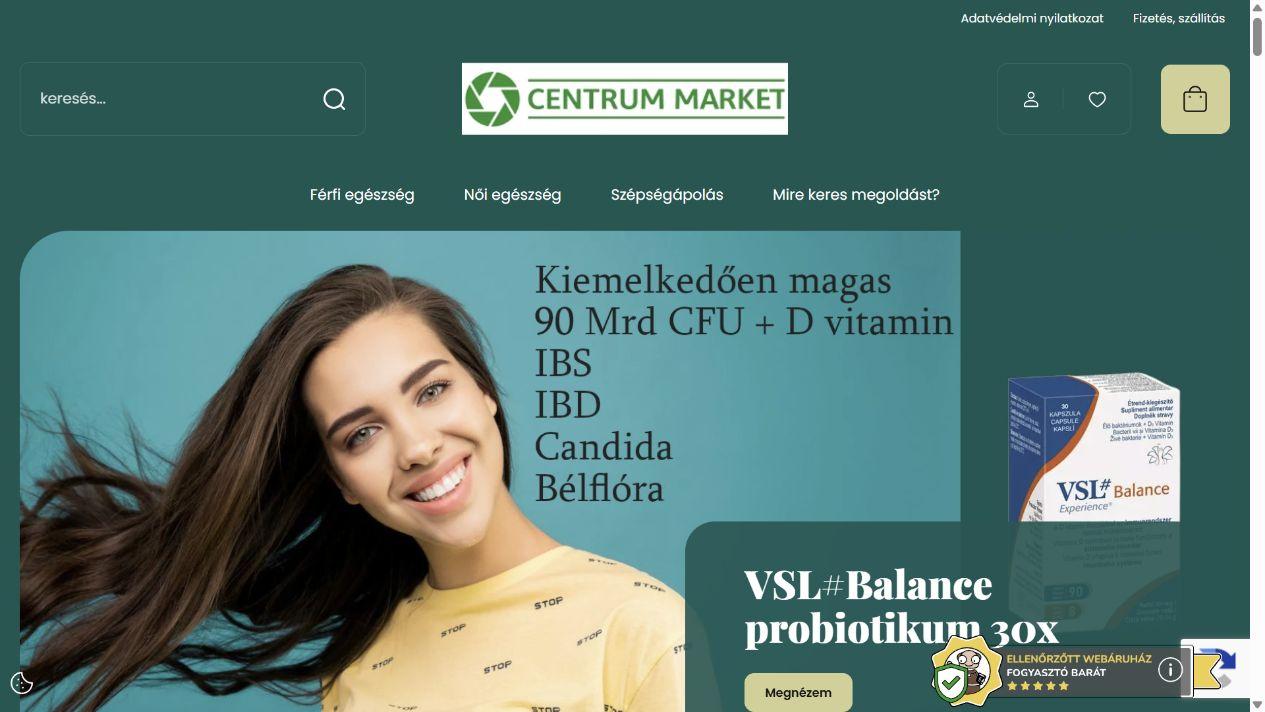 Centrum Market képernyőfotó
