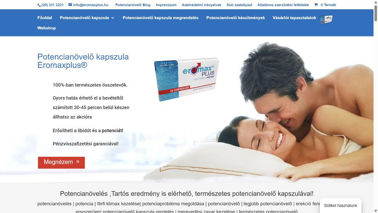 Eromax Plus képernyőfotó