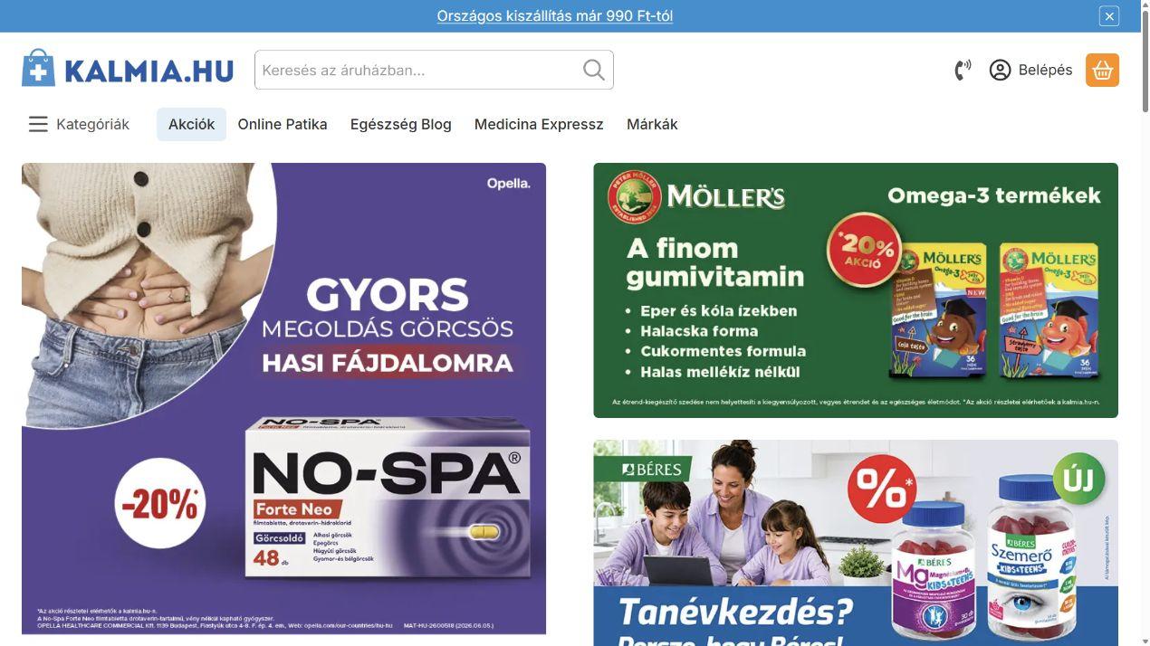 Kalmia képernyőfotó