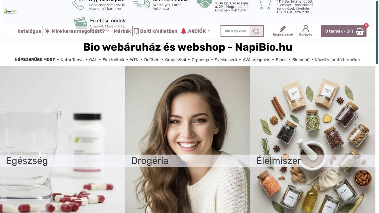 NapiBio képernyőfotó