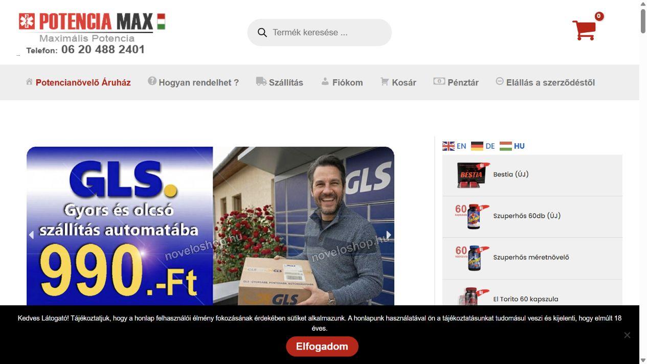 PotenciaMax képernyőfotó